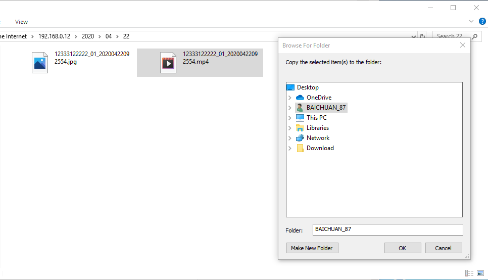 copy to folder