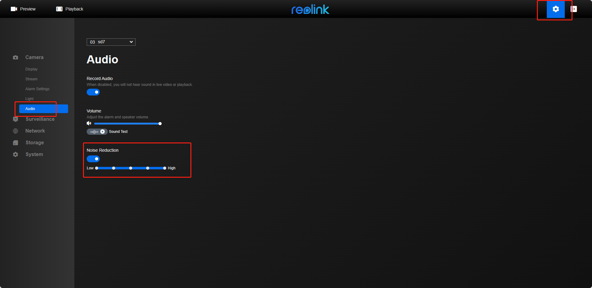 noise reduction