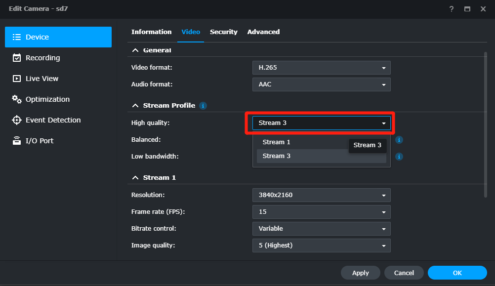 Synology Stream 3