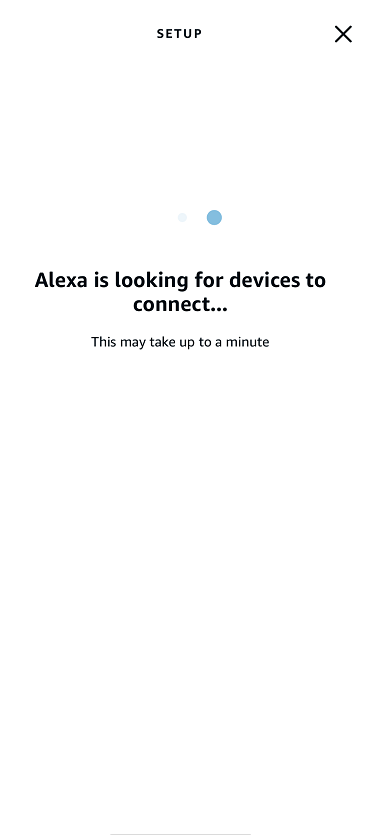 Alexa is looking for device