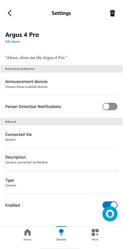 person detection notifications