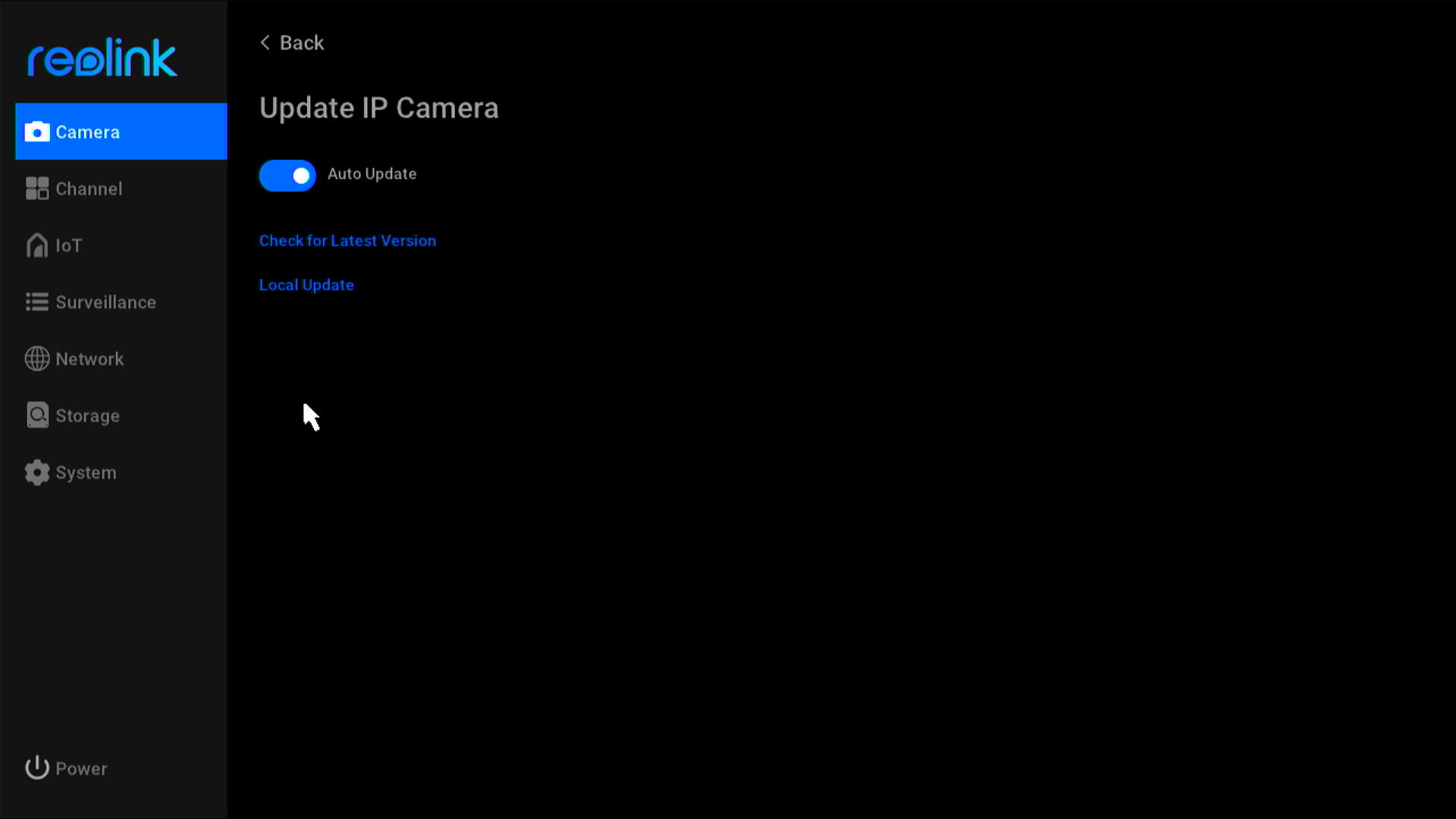 update ip camera new ui