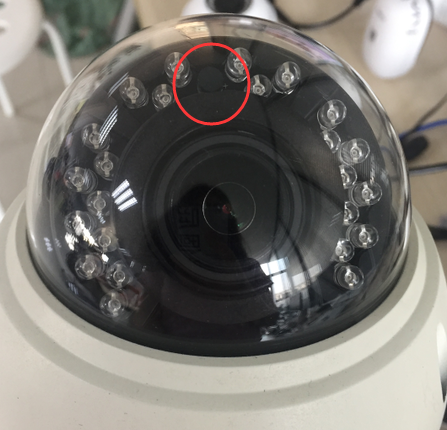 IR lights on dome cameras