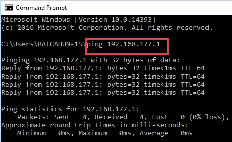 Ping an IP Address