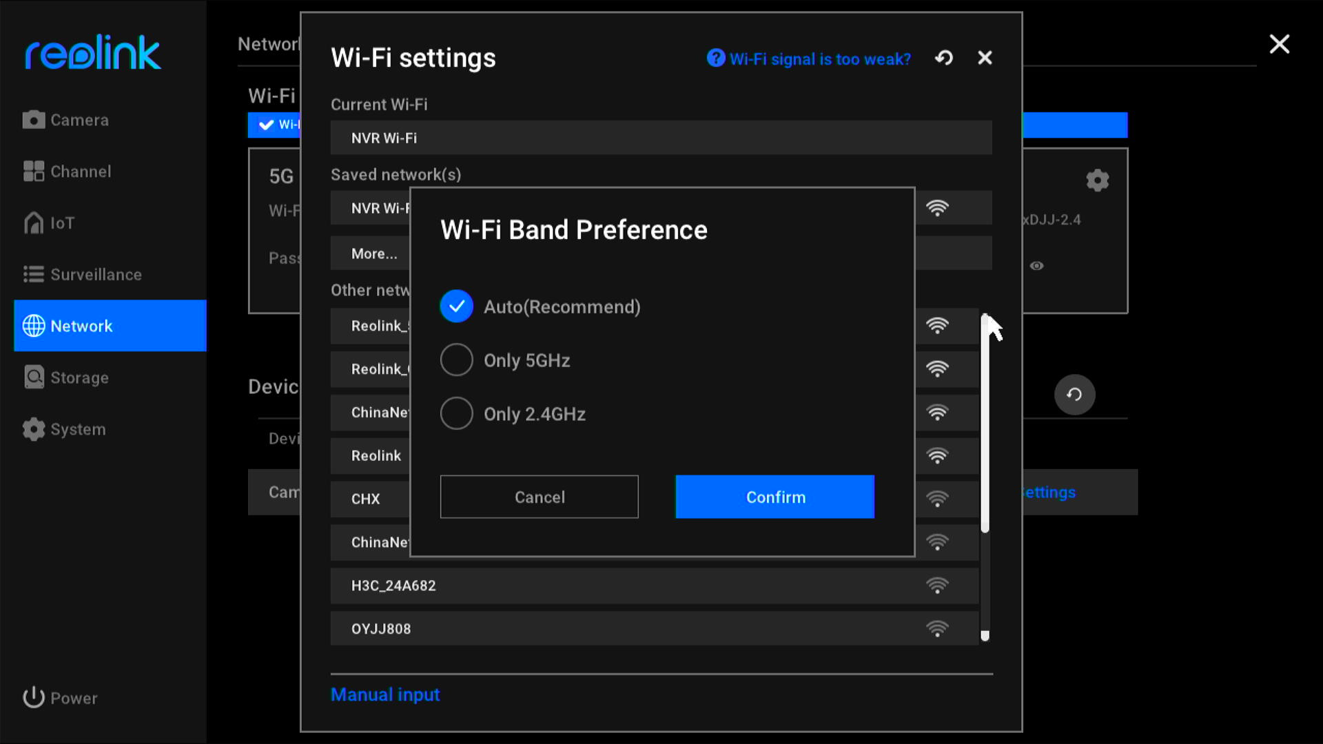 wifi band preference