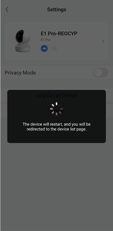 turn off privacy mode