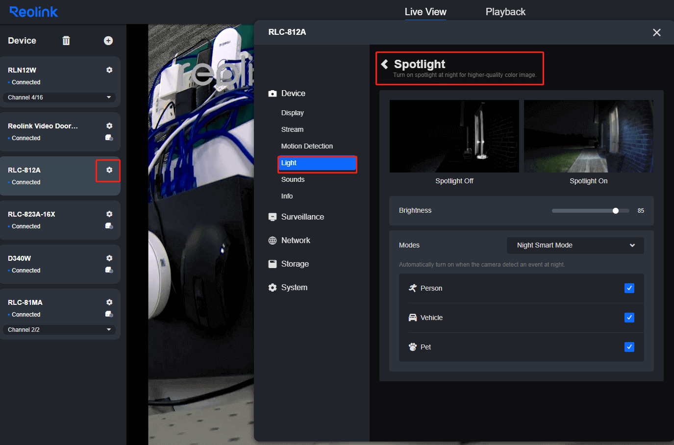 How to Configure the Spotlight Settings