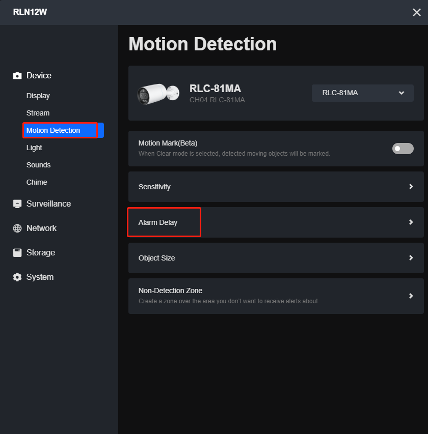 motion detection