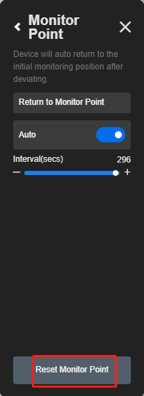 RESET MONITOR POINT