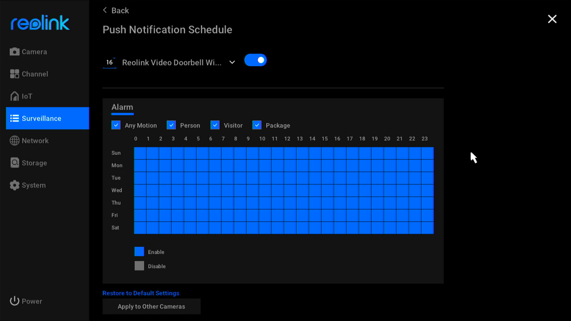 push notification schedule