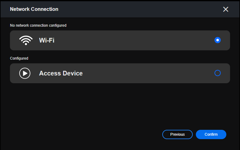 network connection