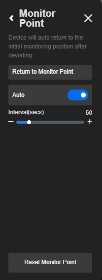 monitor point setting