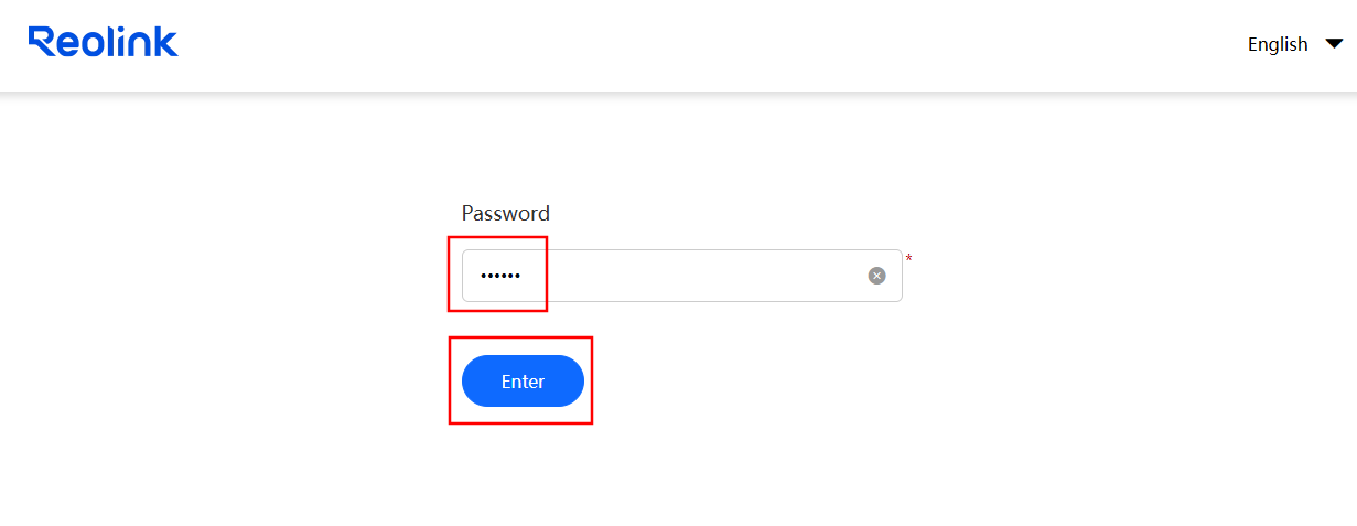 RMA enter password