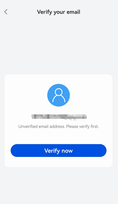verify email