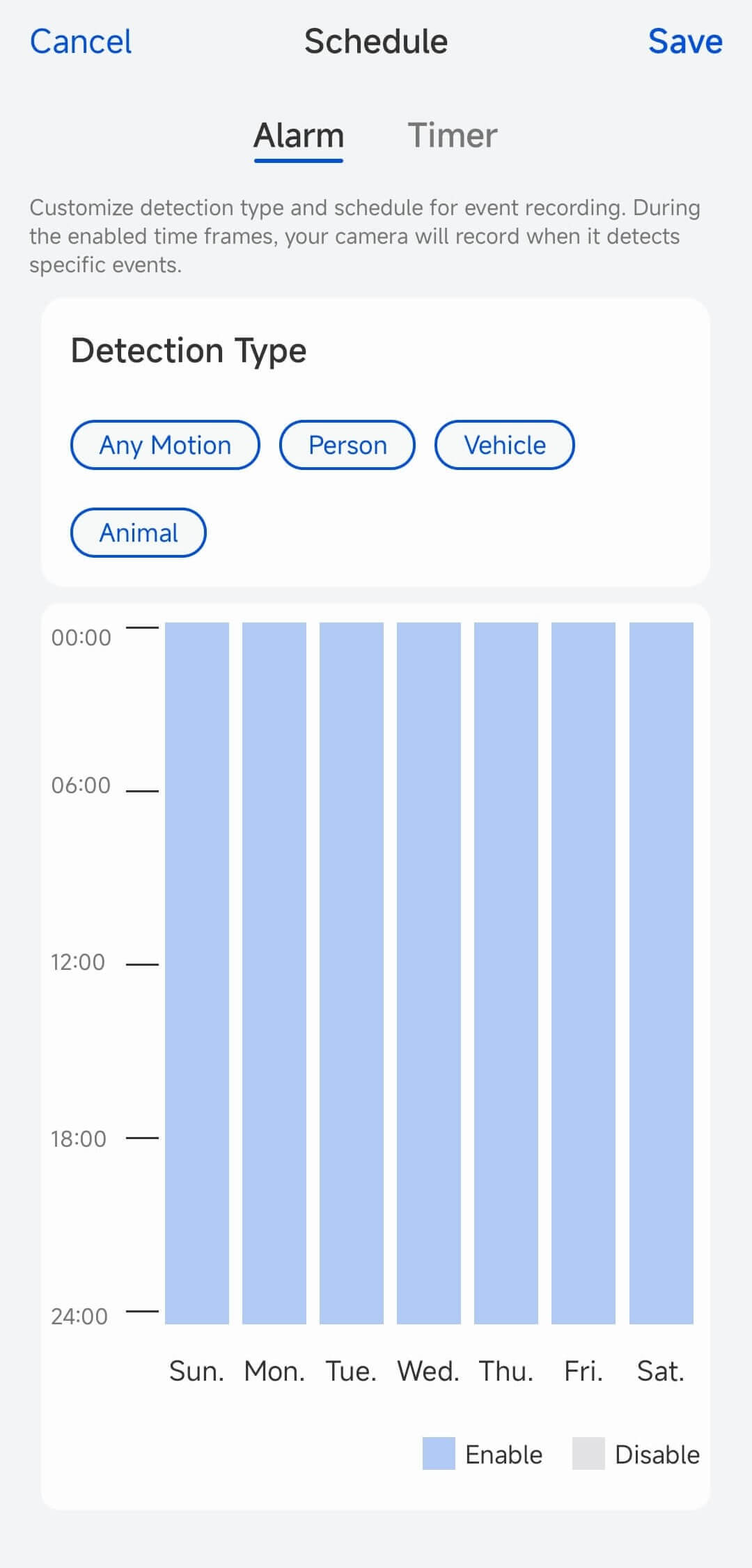 app record schedule animal ED