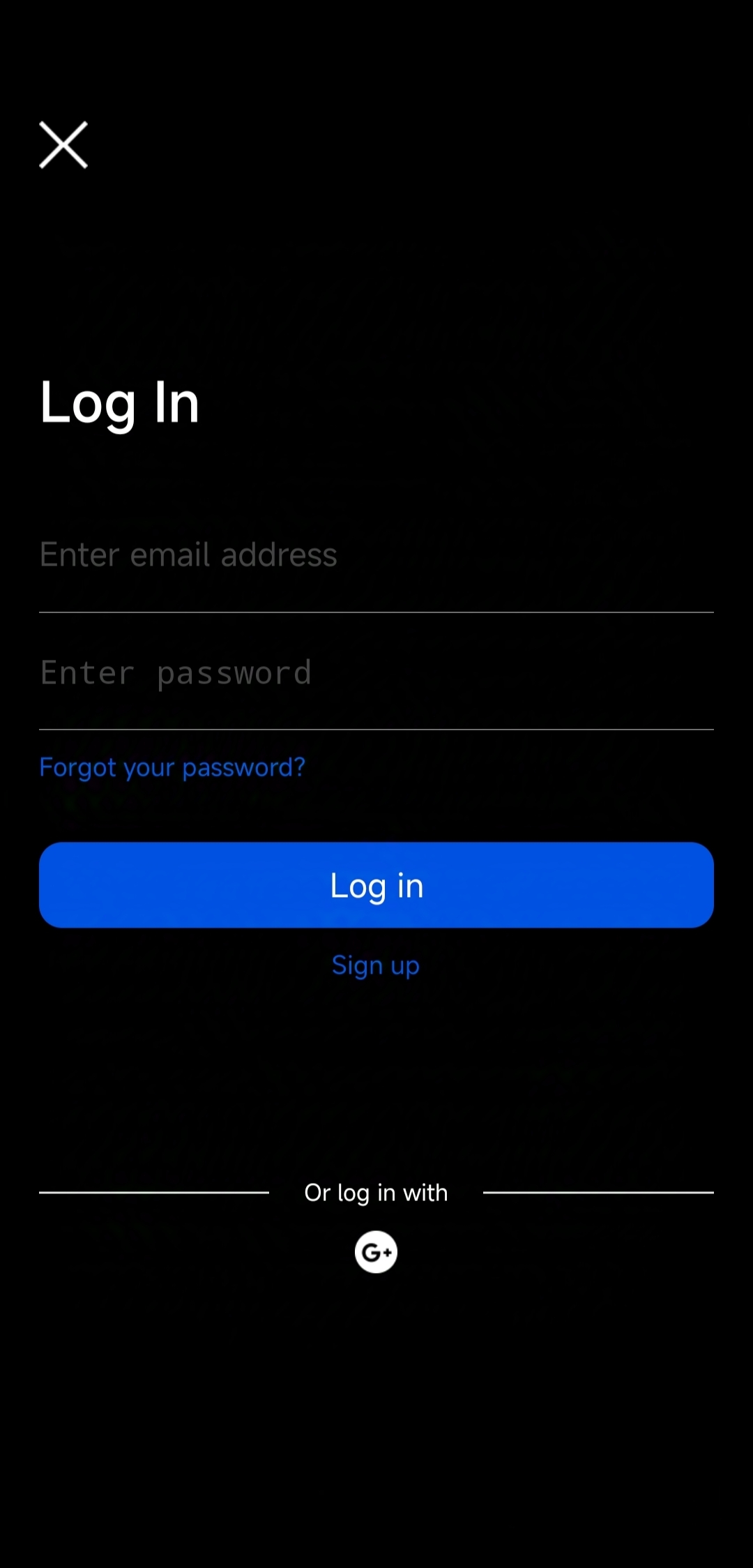 log in second