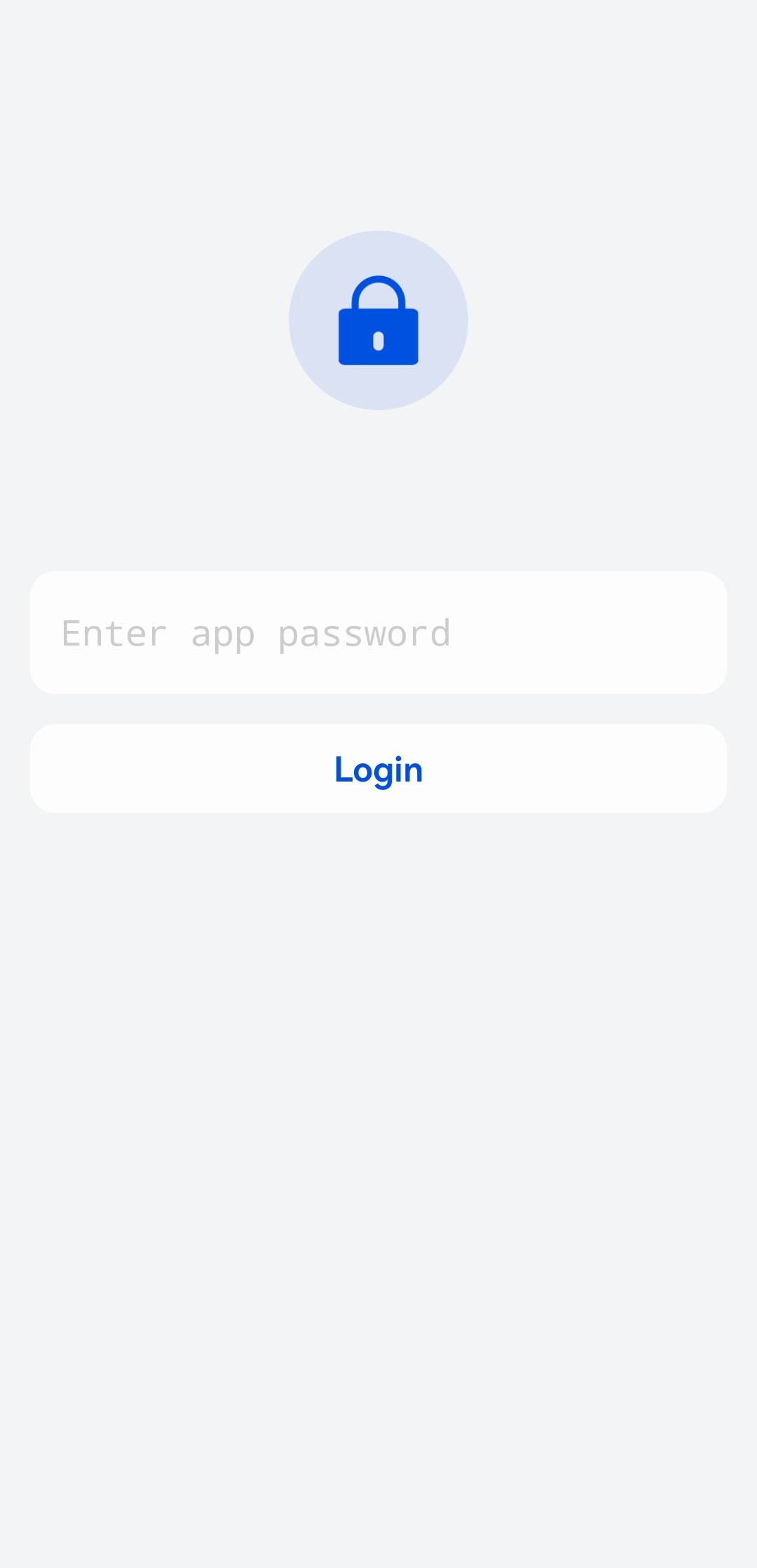 enter app password