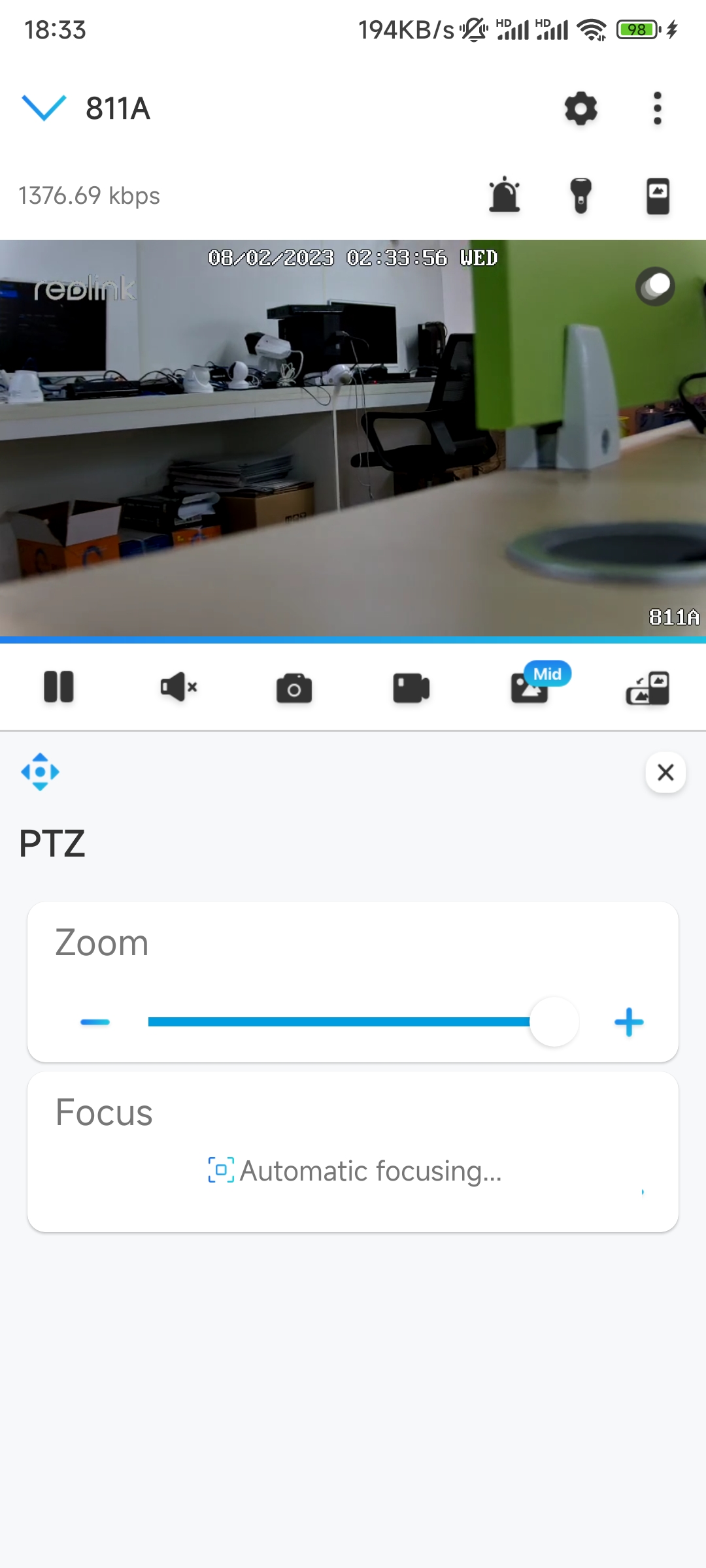 adjust zoom