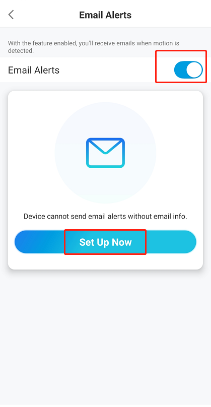 email app settings