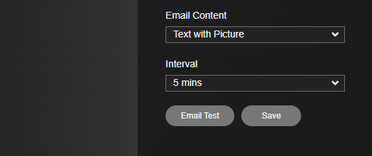 email settings