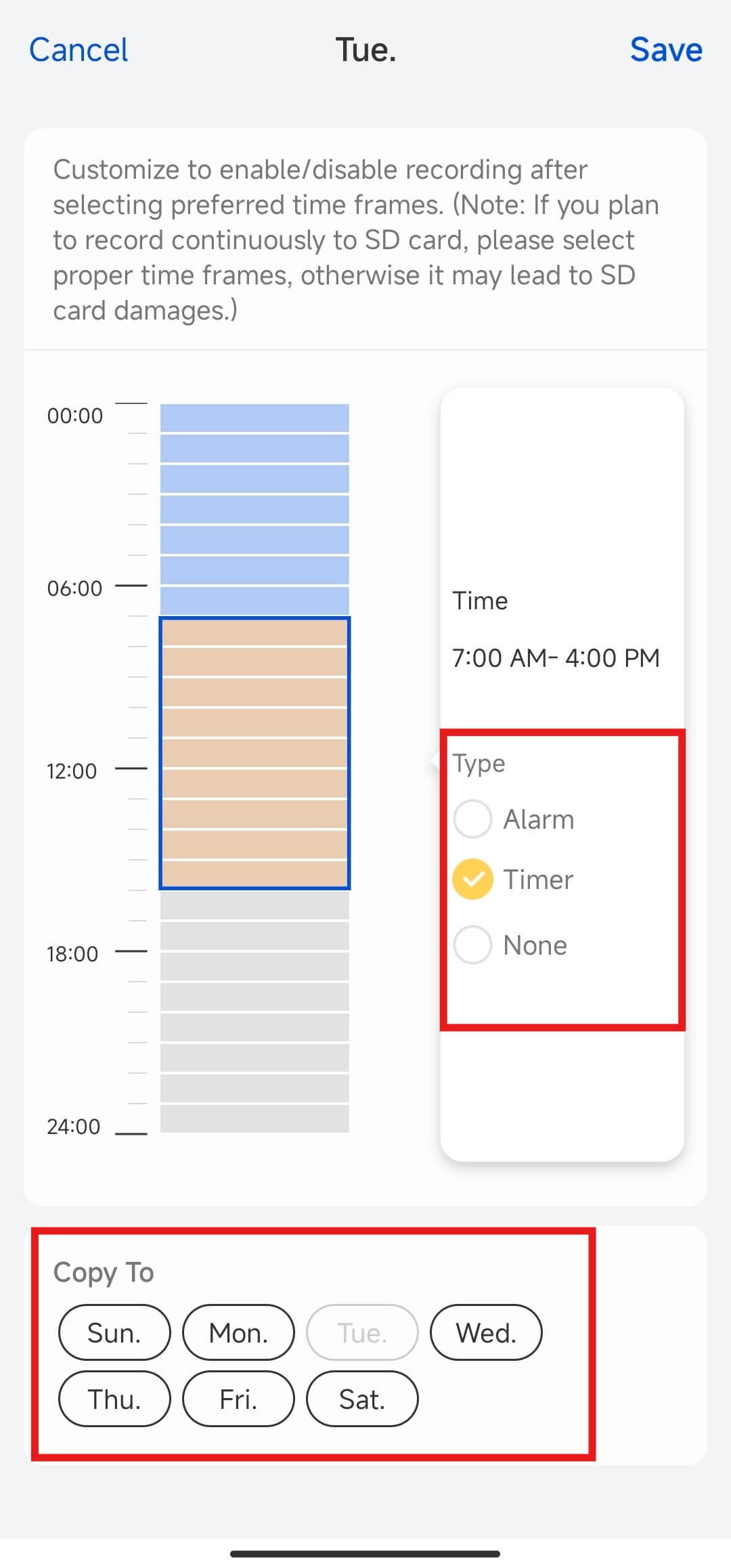 E1 pro schedule bar