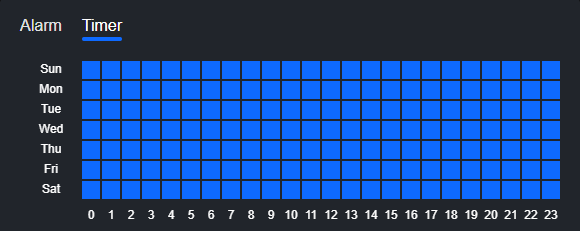 enable all schedule