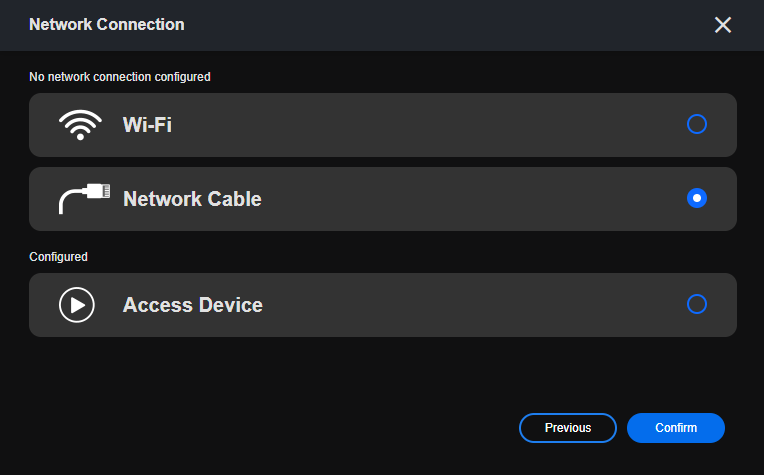 Network connection client