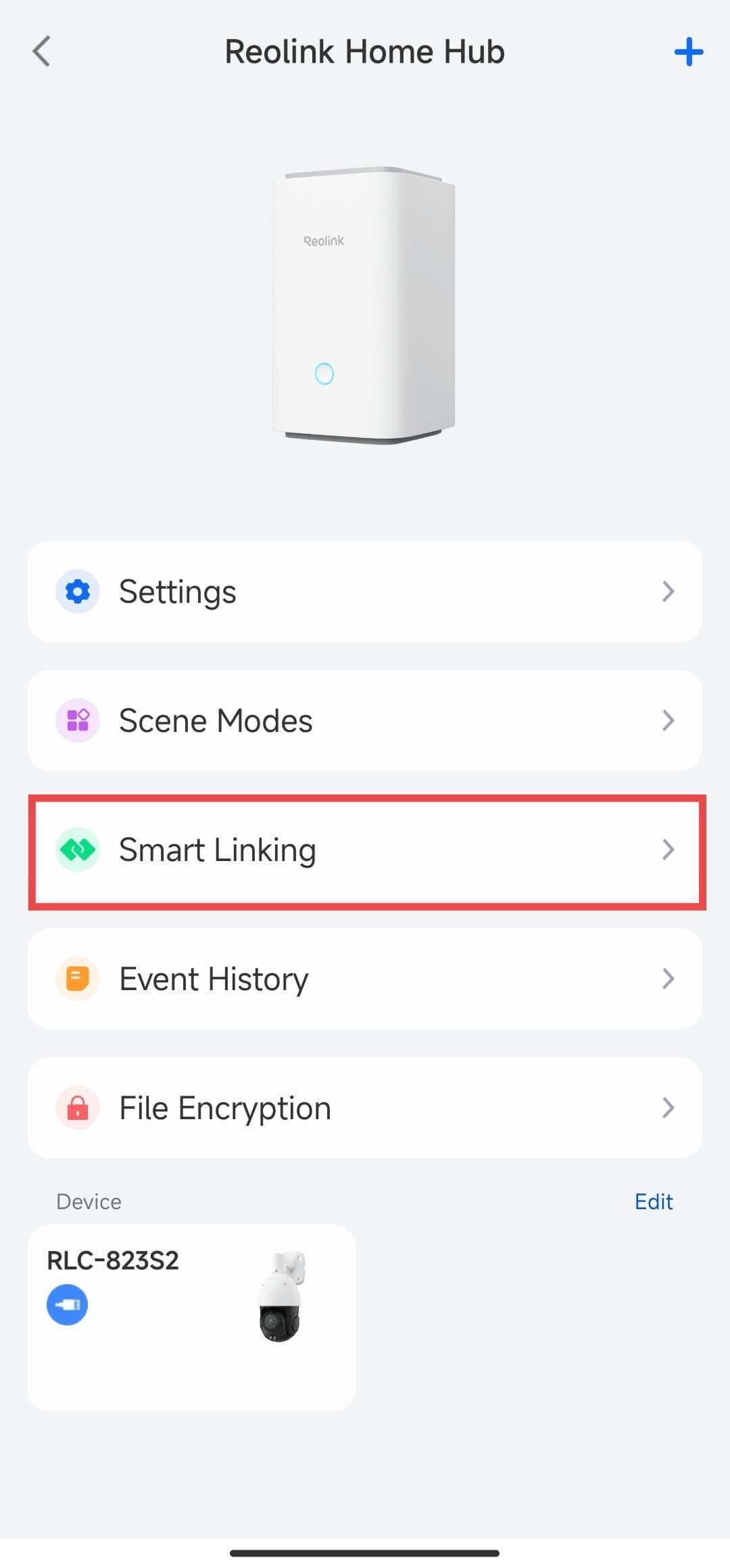 Home Hub smart linking