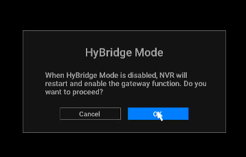 disable HyBridge Mode