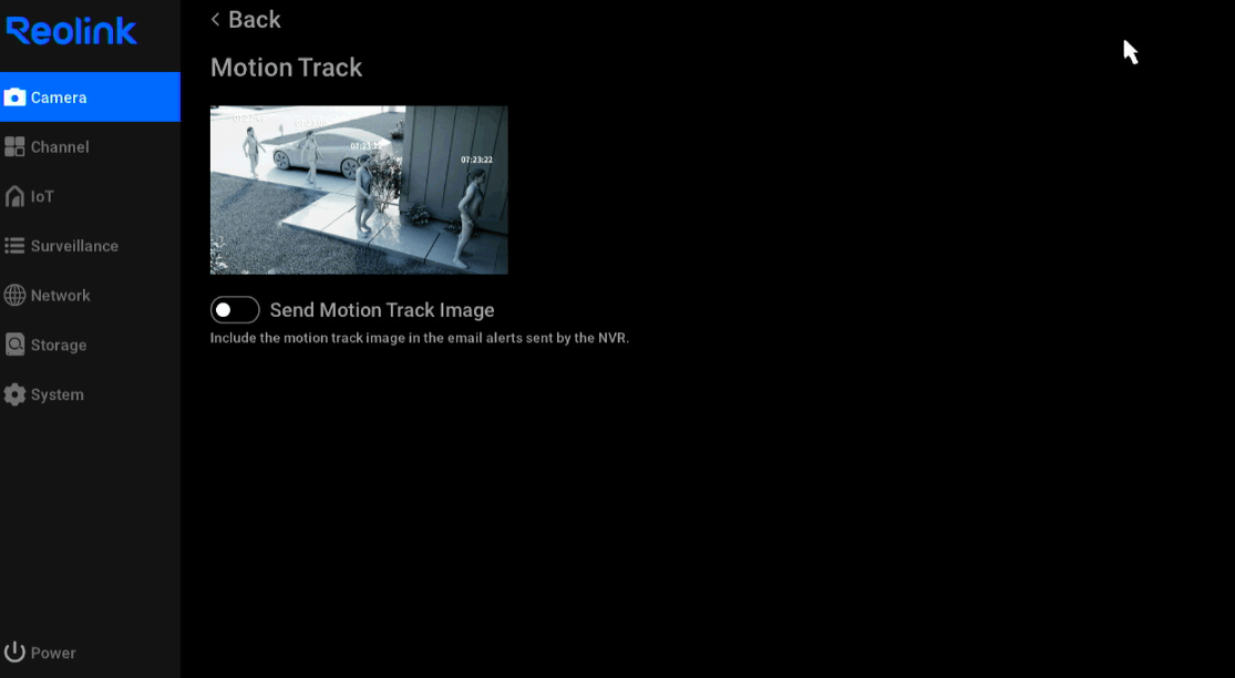 send motion track image