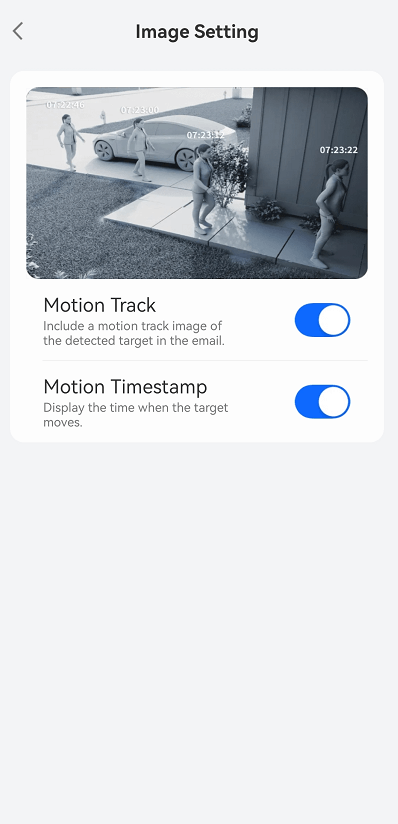 enable motion track