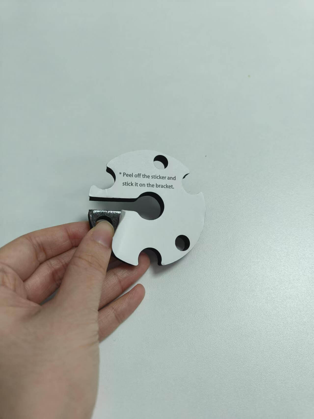 peel off sticker