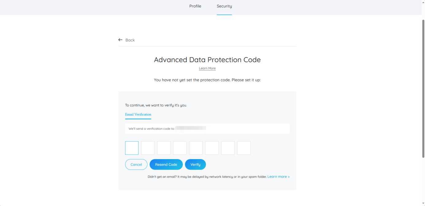 verify email address