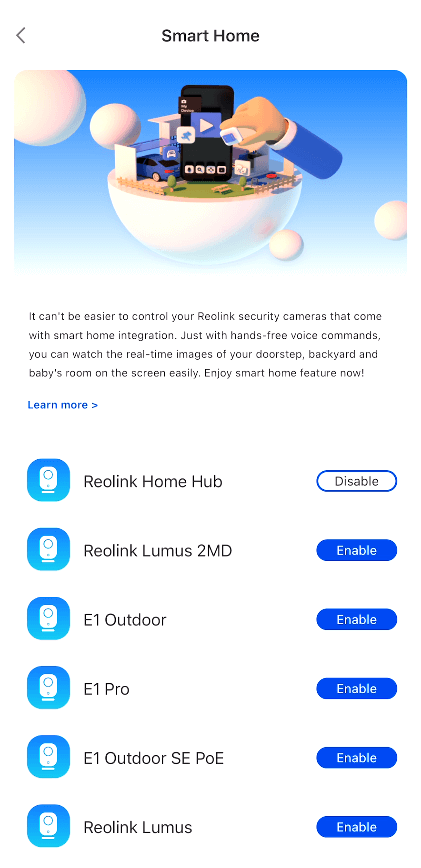 Home Hub is activated