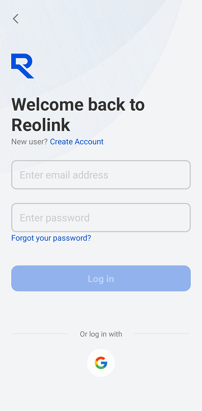 login reolink account