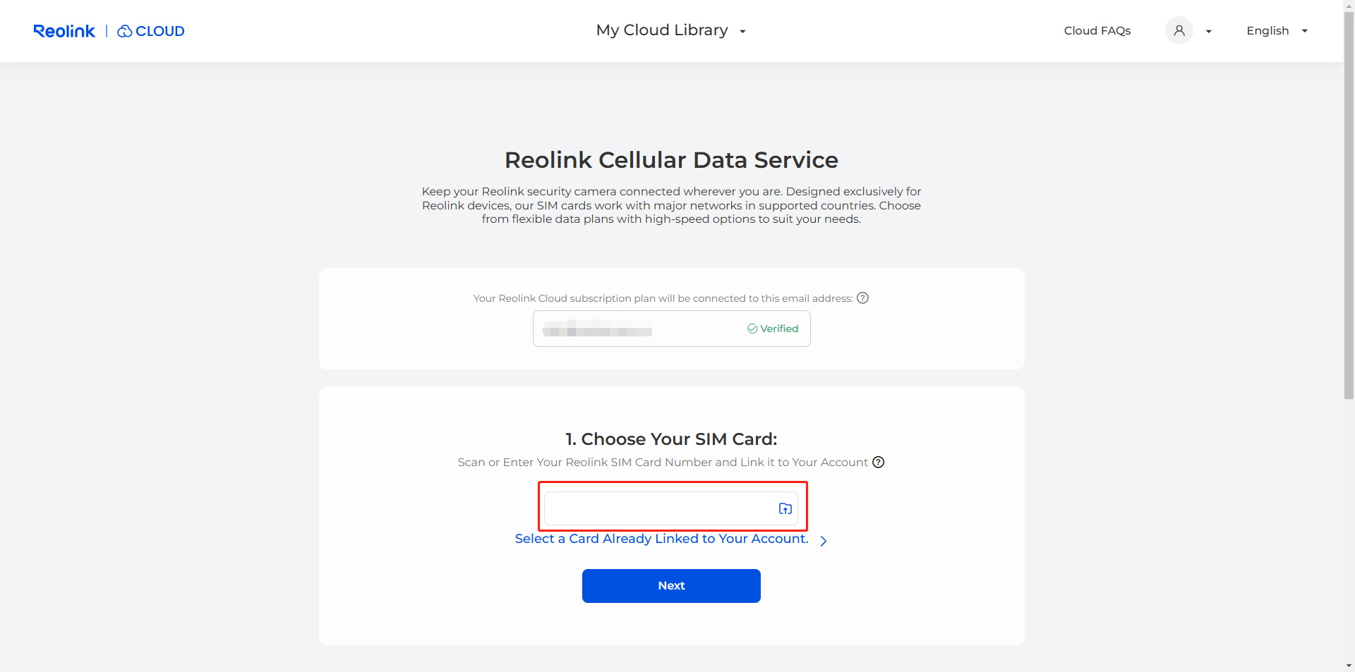 fill in sim card