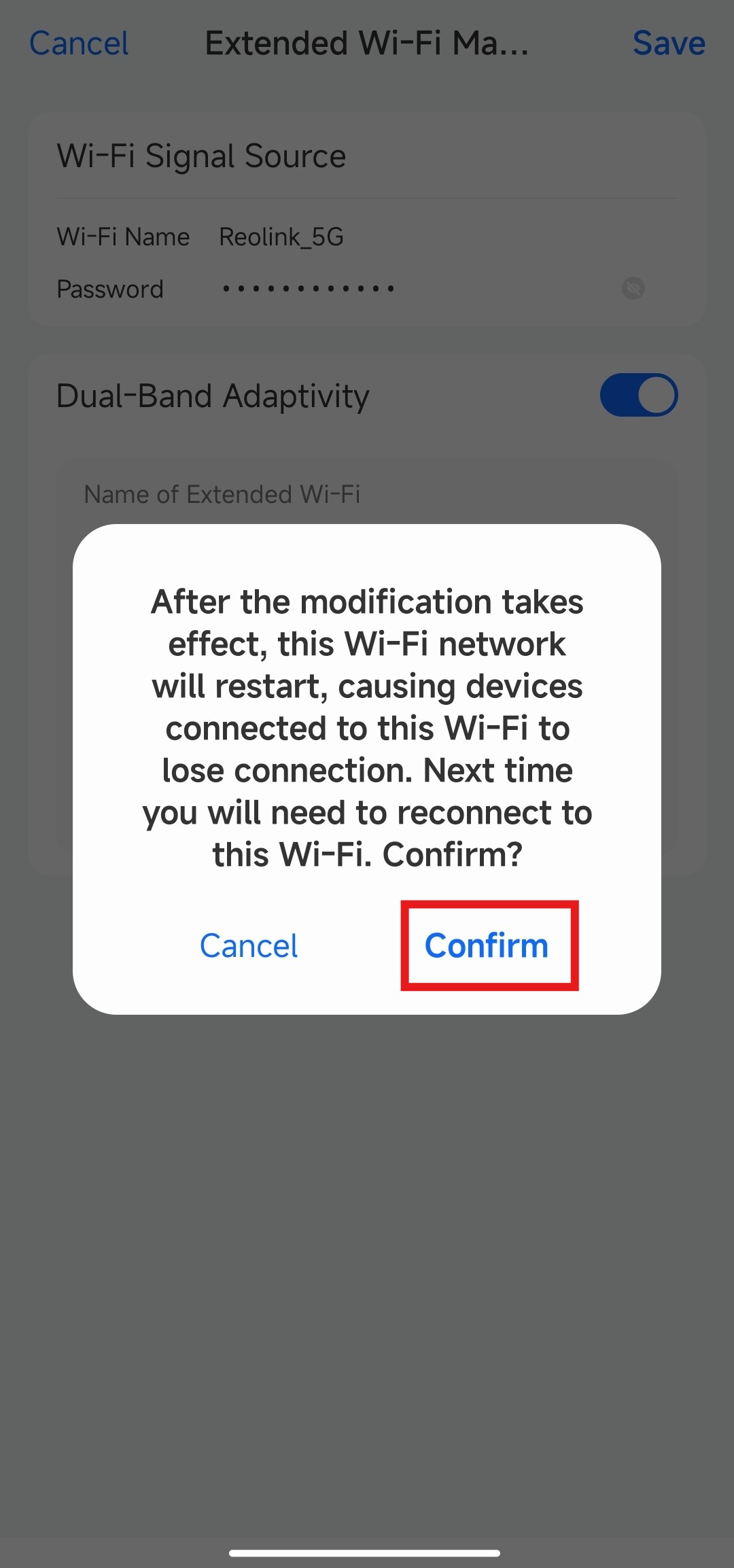 confirm name