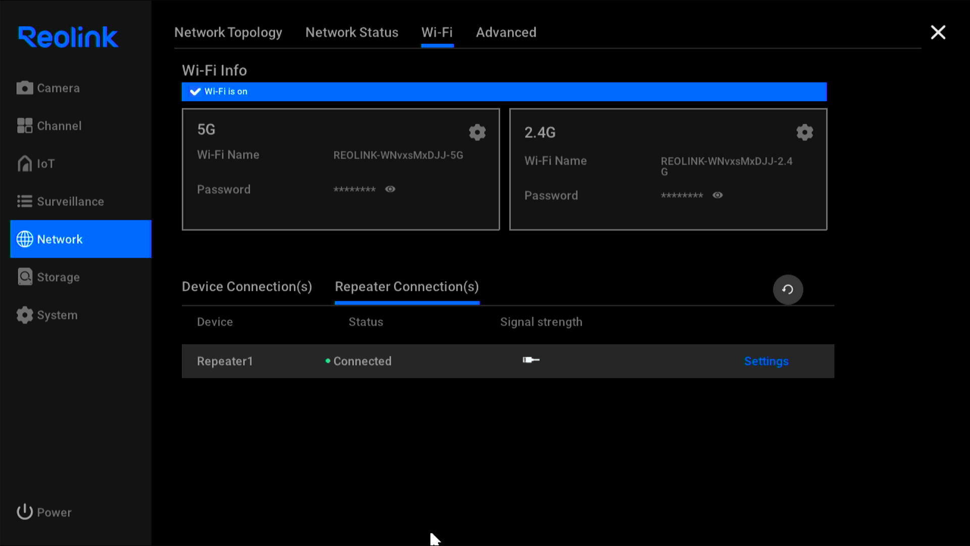 connected settings