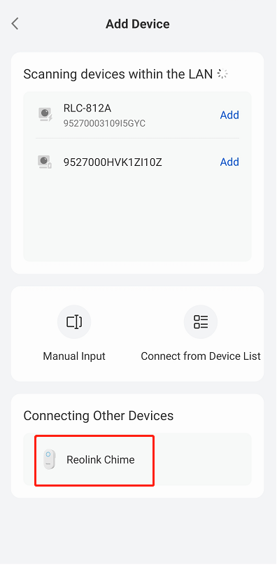 connecting other device