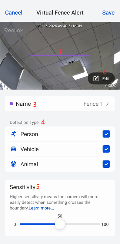 set up virtual fence alert
