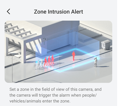 zone intrusion alert
