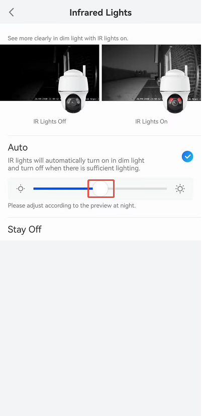 auto IR lights