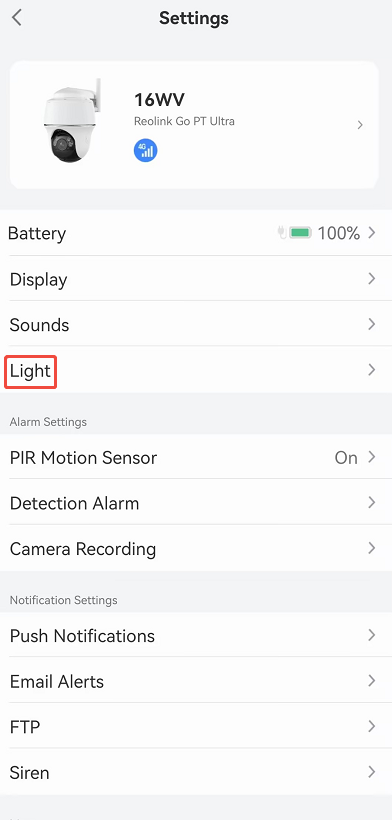 tap Light