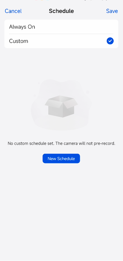 custome pre-motion schedule