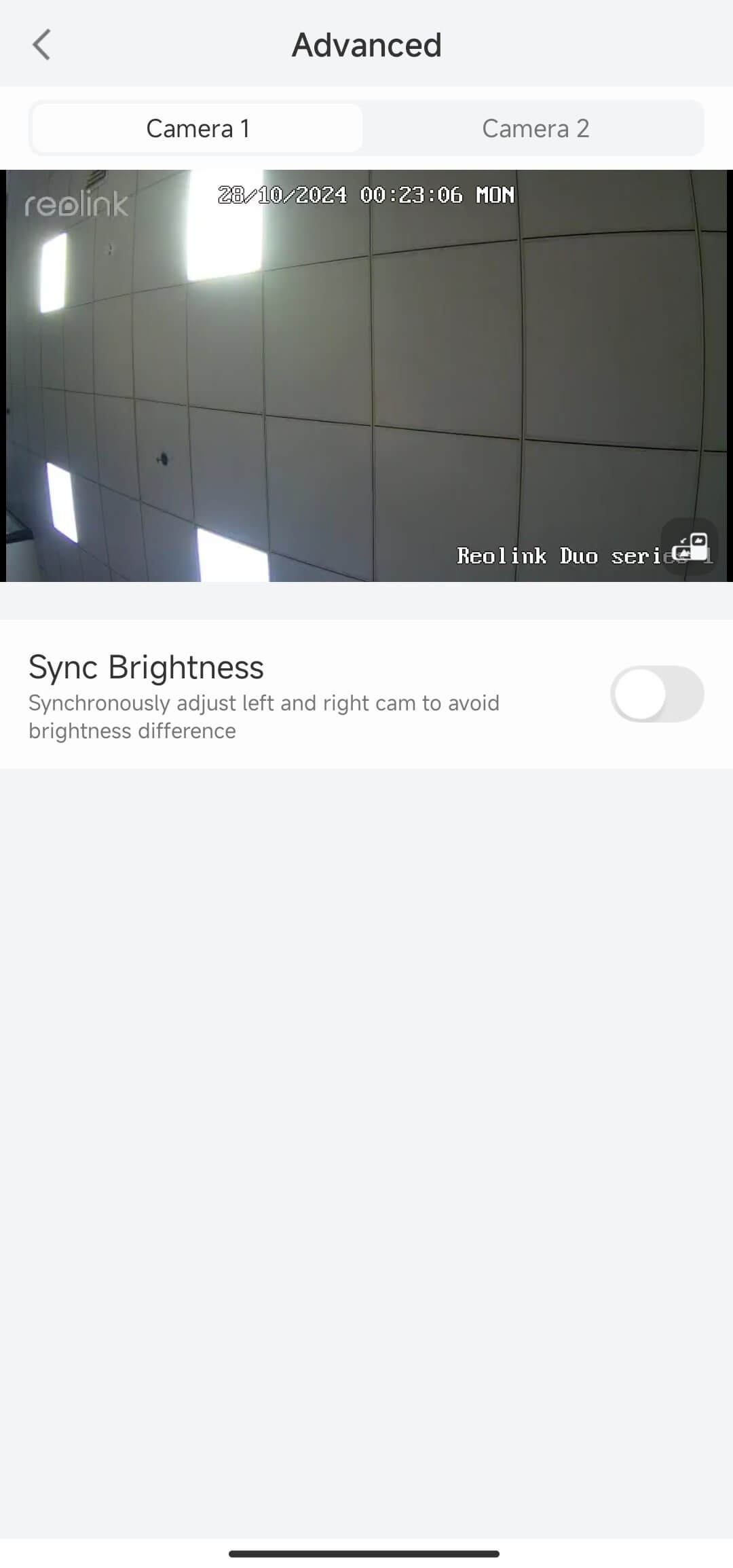 sync brightness