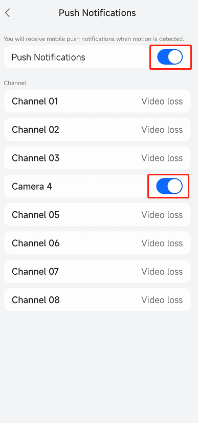 turn on push notifications