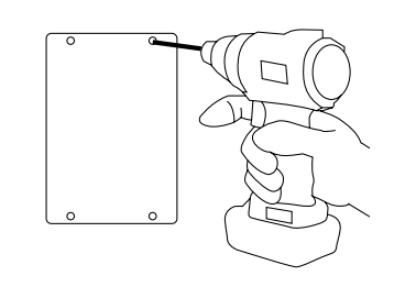 drill holes