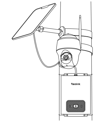 connection power pack and camera
