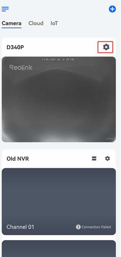 tap settings