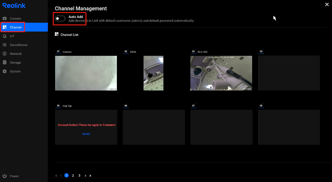 find the Auto Add button
